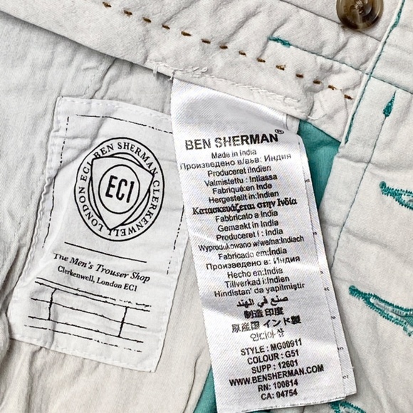 Ben Sherman men’s ECI Shorts - Picture 6 of 11